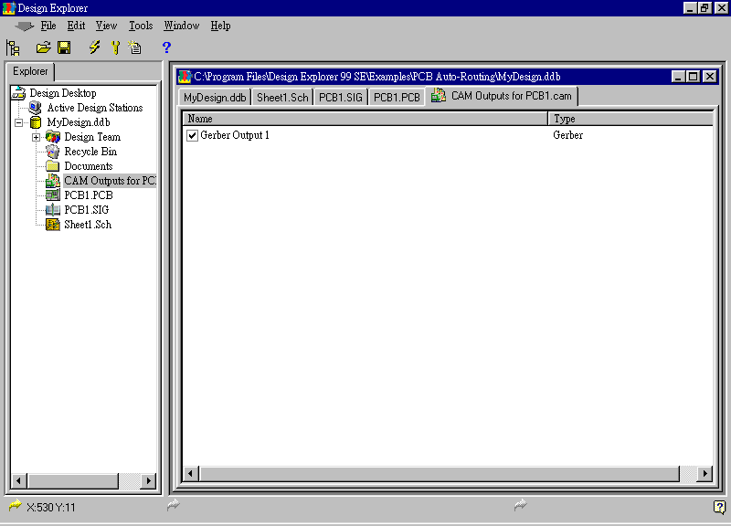 按下 Finish鈕結束Gerber輸出文件全部設置工作。