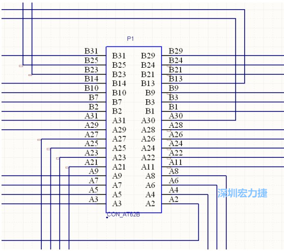 雙擊 1.SchDoc，文件可以被正常打開，下圖是其中的一部分：