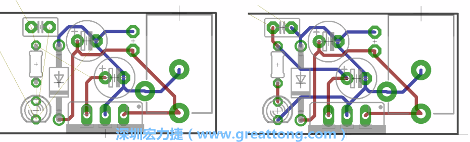 2.3. 下一步，進行布線并連接各個電源供應(yīng)的連結(jié)點。